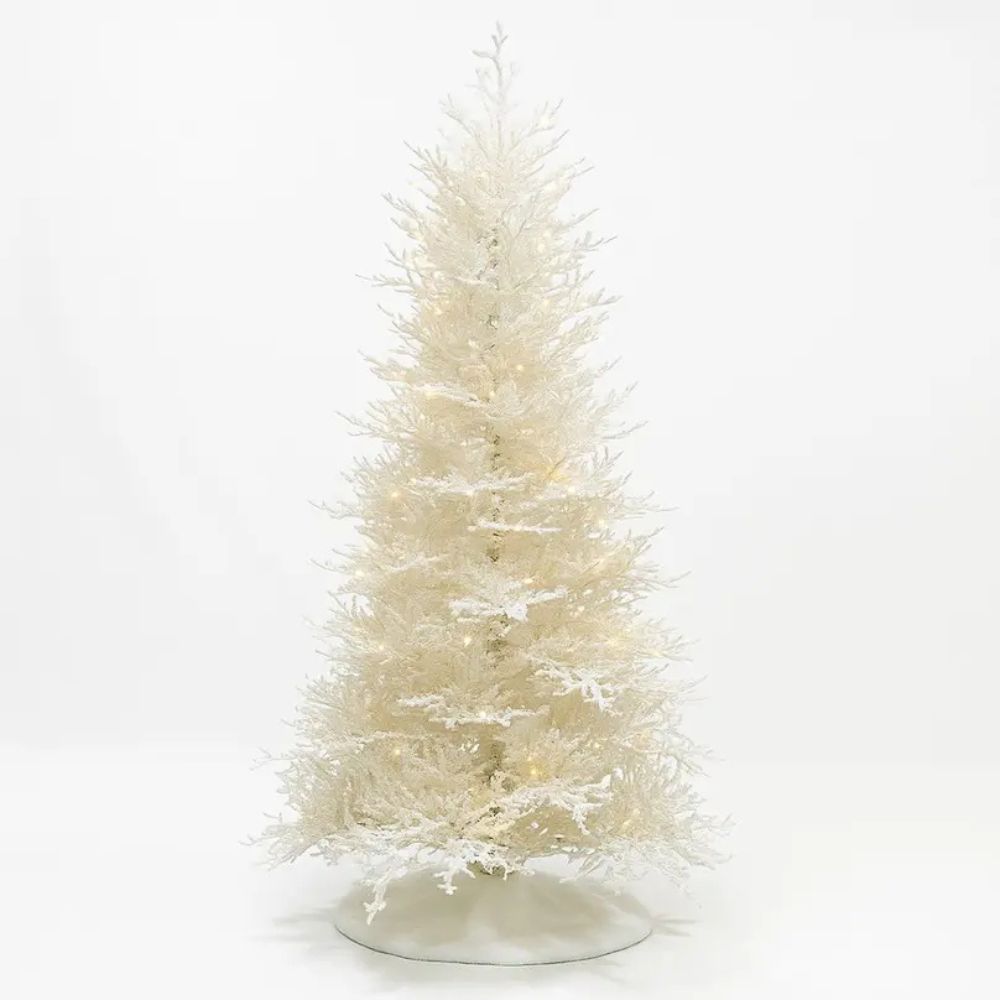 Snowlight Tree – Бела новогодишна елка со вградени светилки, 180 см